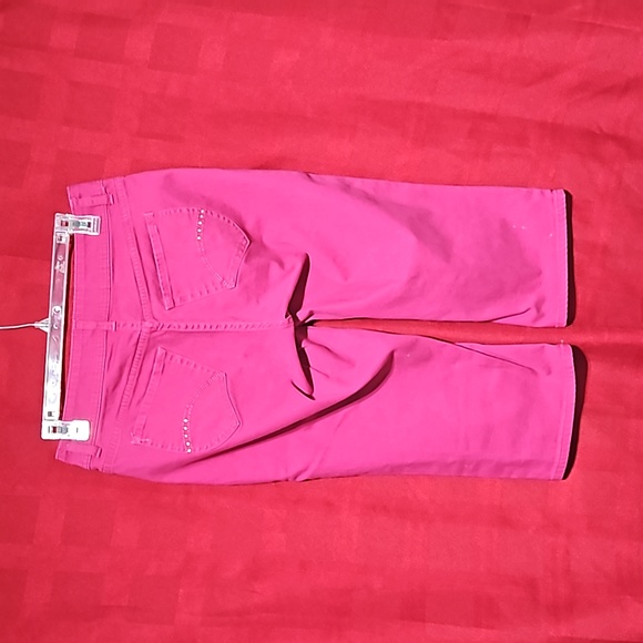 Riders by Lee hot pink denim capri - Picture 4 of 5